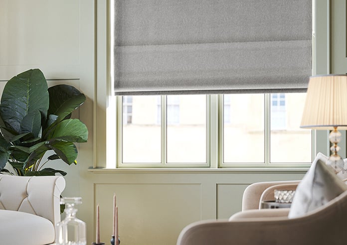 Bruschal (Blackout), Grey Horizon - Motorised Roman Blind - Image 5